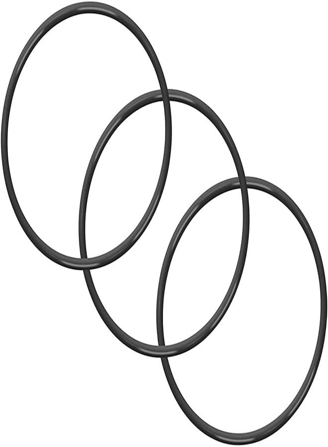 CFS - Pack of 3, Premium O-Ring Compatible with 4WH-HDGAC-F01 Models - Replacements for Standard Reverse Osmosis Water Filter Housings - Quality Material - Black